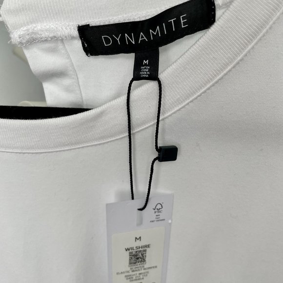 Dynamite - Jumpsuit - Size M - White - NWT - Picture 3 of 4